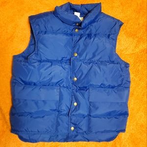 L.L. BEAN. Vintage Down Vest. Blue. Men's M. Mint Condition. Made in USA.